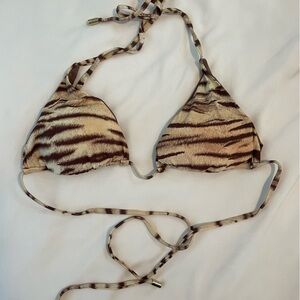 Monday swimwear cheetah bikini top